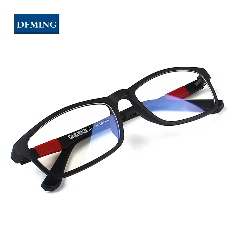 

DFMING Men Women eyeglasses frames eyewear plain glass spectacle frame silicone optical brand eye glasses frame men eyeglasses