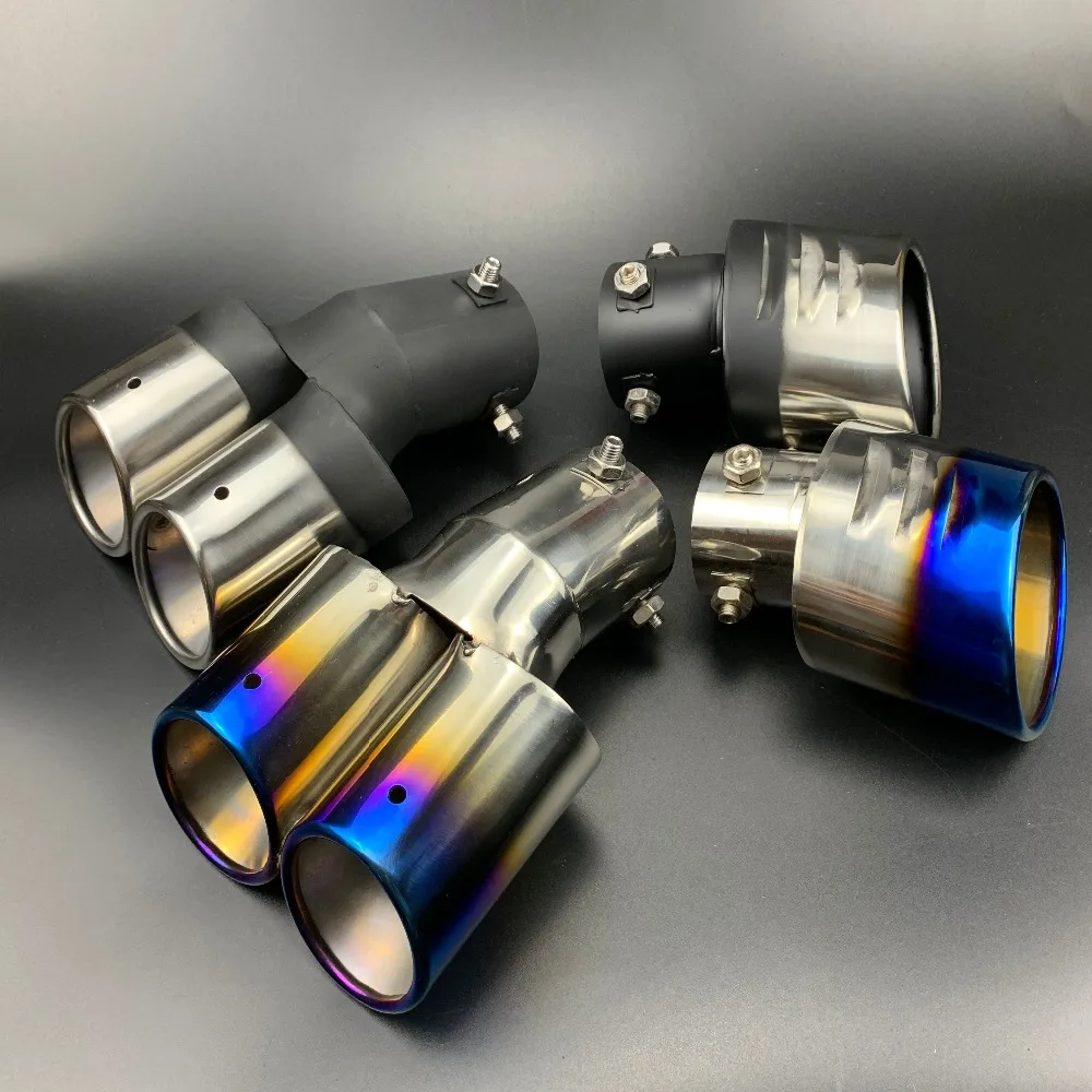 

Car styling Exhaust Pipe tube Case For Chevrolet Volt Malibu Camaro Cobalt Orlando Spark Colorado Bolt Onix Traverse Blazer