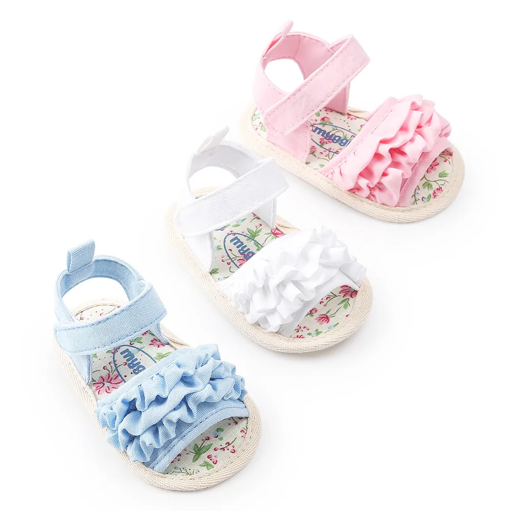 Newborn Baby Girl Shoes Lovely Flower Shoe Casual Comfortable Shoes Sneaker Anti-slip Soft Sole Toddler Shoes zapatos para bebe