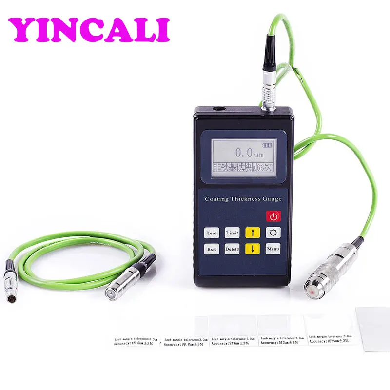 

Coating Thickness Gauge Tester Leeb222 Operating principle Magnetic induction or Eddy current with Measuring range 0~1250um