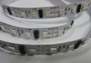 

50mX addressable UCS9812ic 65565 Greyscale 60LED/m 20IC/m 5050 RGBW flexible digital LED strip light express free shipping