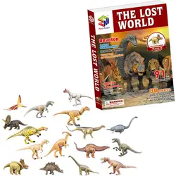 Мир Юрского парк моделей динозавров Athlon Птерозавр тираннозавр Трицератопс головоломки кирпич игрушки наборы головоломки строительные