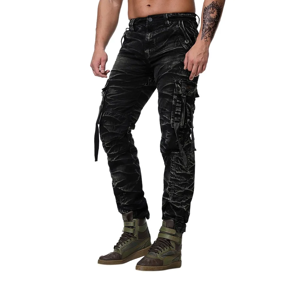 Men Pant Fashion Men's Regular Fit Pants Cargo Pants Casual Trousers Work Pants Fashion Pants Men's High Quality Brand Pants
