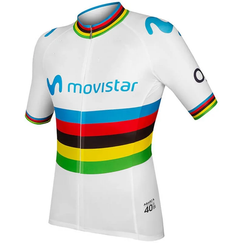 Best 2019 world champion Alejandro Valverde cycling jersey Bicycle maillot breathable MTB quick dry bike clothing Ropa ciclismo only