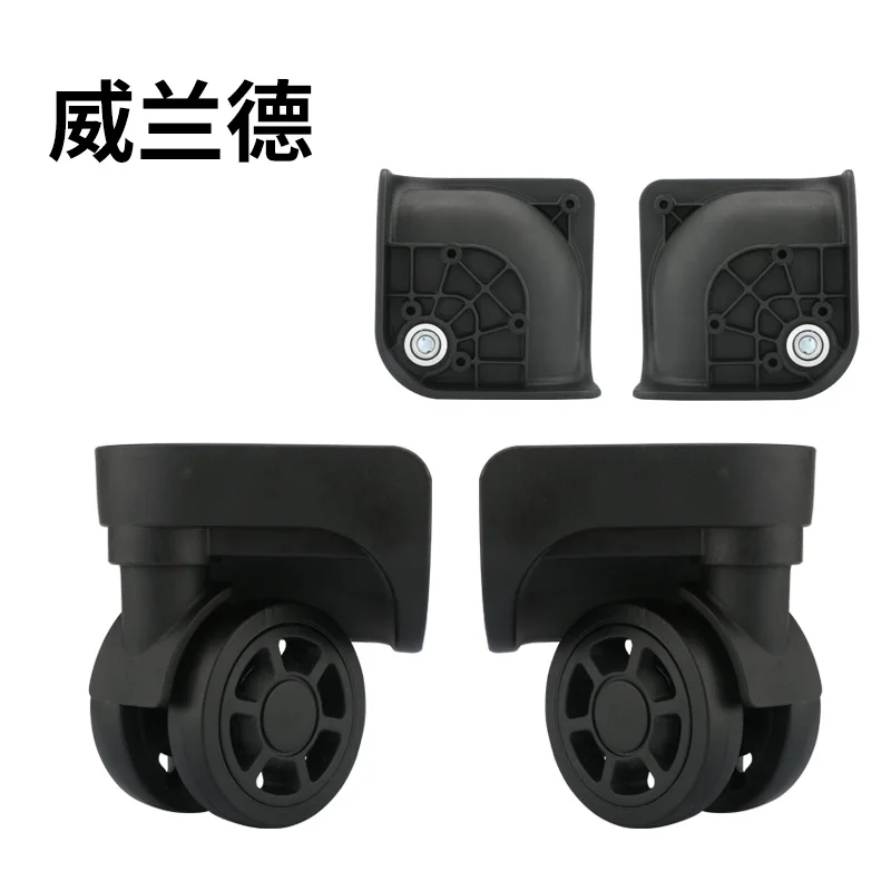

Luggage Trolley Case Wheel Replacement accessories Universal Travel Suitcase Parts ordinary Wheel Replacement black Wheels