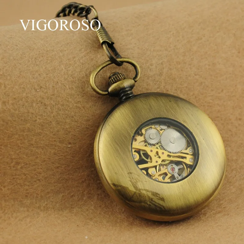Высококачественные механические карманные часы с синим камнем и черной сталью римские карманные часы с циферблатом мужские часы с цепочкой relogio de bolso
