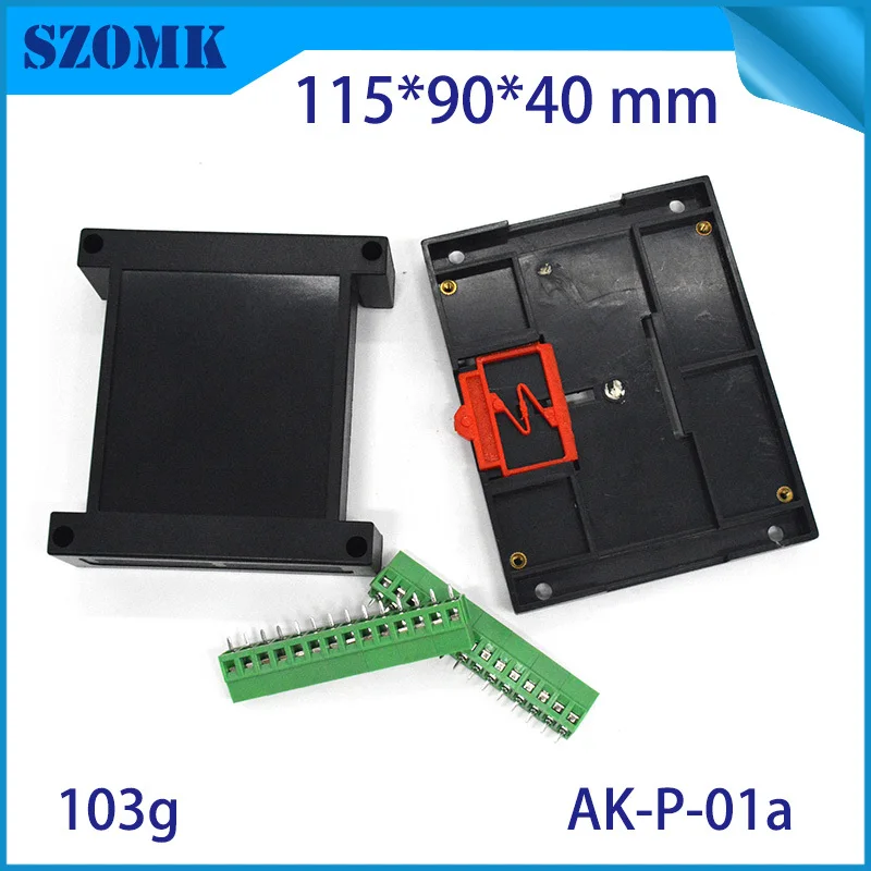 szomk electronics plastic enclosure for pcb junction box din rail enclosure control box szomk outlet boxes instrument enclosure box project box plastic housing   (2).jpg
