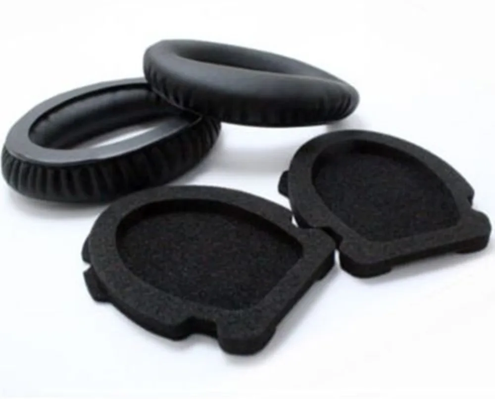 1 Pair Black Replacement Ear Pads Cushion For Bose Aviation Headset X