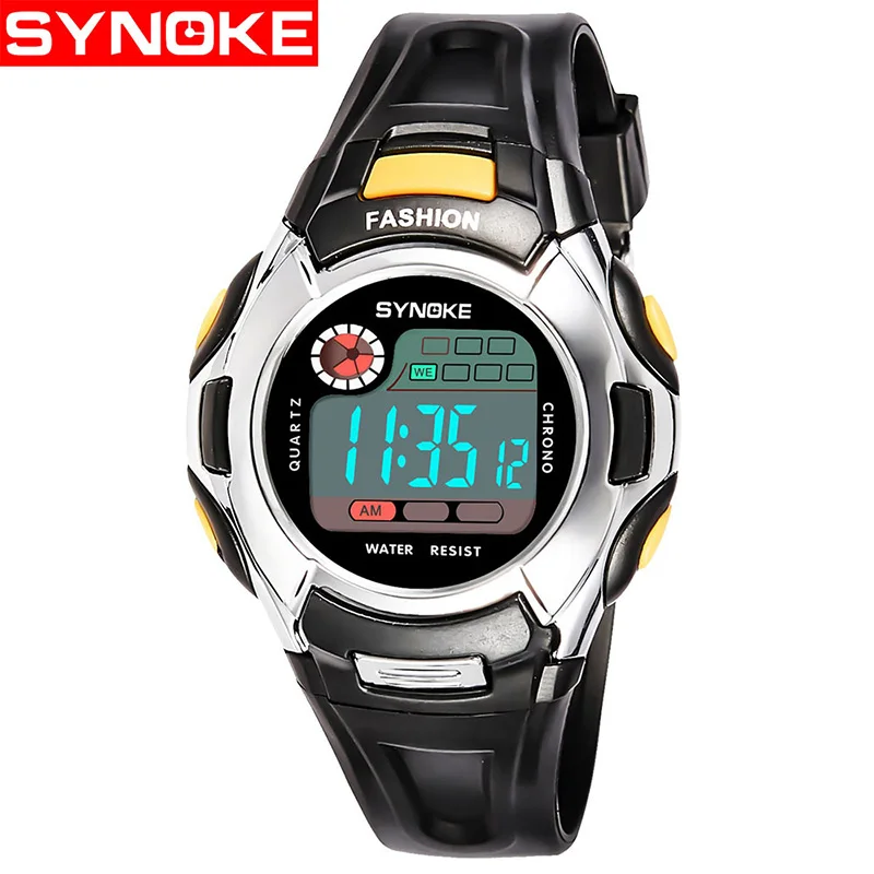 

Montre Enfant Kids Sport Watches 2019 Children Clock For Boys Girls LED Electronic Wrist Watches Relogio Masculino Kol Saati