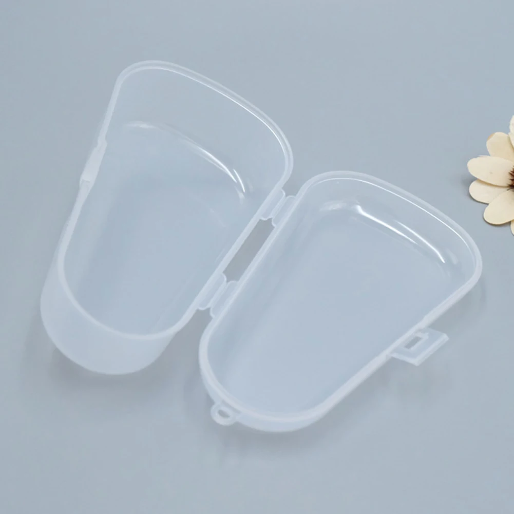 2 Pcs Baby Pacifier Nipple Case Holder Clear Travel Portable Pacifier Storage Box