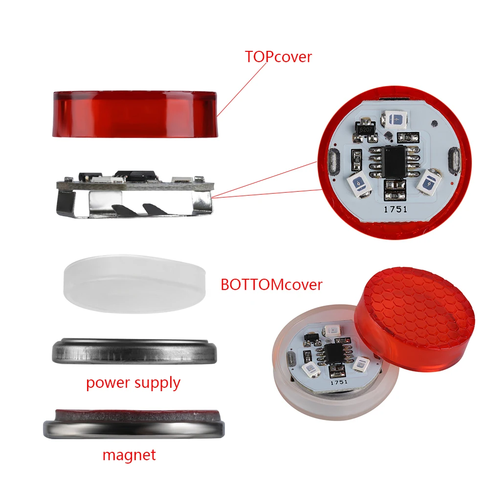 Car LED Opening Door Safety Warning Anti-collision Lights Flash Light Red Kit Wireless Alarm Lamp Anti-collid signal light Car LED Opening Door Safety Warning Anti-collision Lights Flash Light Red Kit Wireless Alarm Lamp Anti-collid signal light