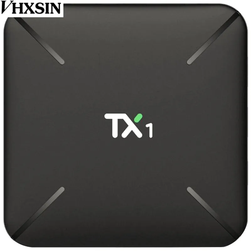 VHXSIN 2 шт./лот TX1 Allwinner H3 TV Box Android 7 1 Smart Гб ram 8 rom Quad Core 3D 4K Поддержка H.265|ТВ-приставки и