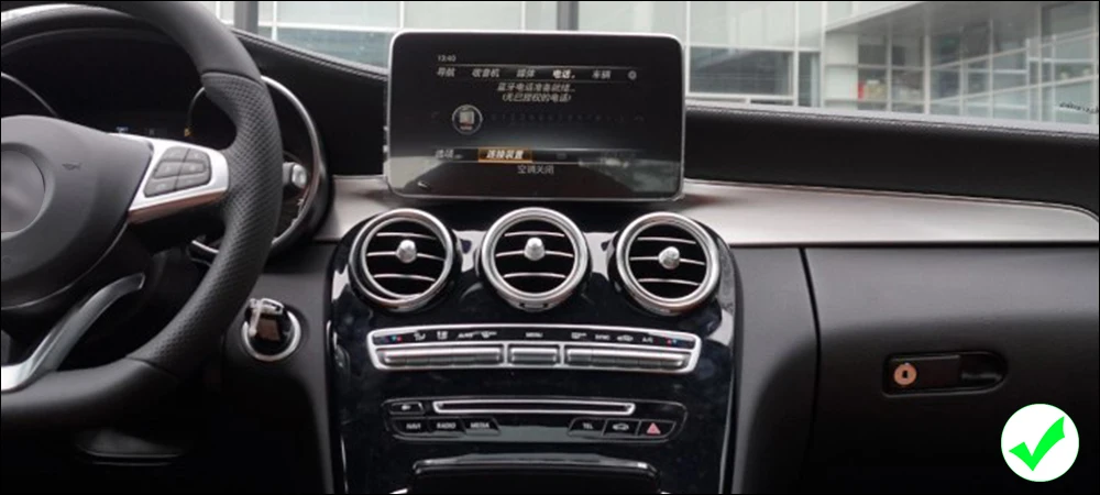 Для Mercedes Benz C Class W205~ NTG стиль мультимедийный плеер HD экран стерео Android автомобильный gps навигационная карта радио