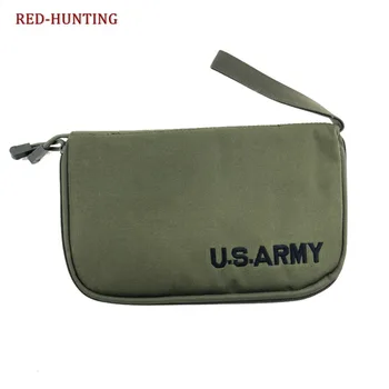 

US ARMY 5 Color Soft Single Pistol Gun Holster Carry Bag Gun Protection Case Hand Pouch Gun Holster Bag