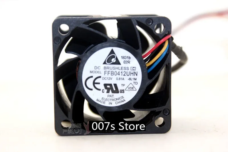 Радиатор охлаждения Cooler Вентилятор Для Delta ffb0412uhn 4028 4 см 12 В 0.81a 4PIN 40*40*28 мм PMW интеллектуальные Управление инвертор сервер