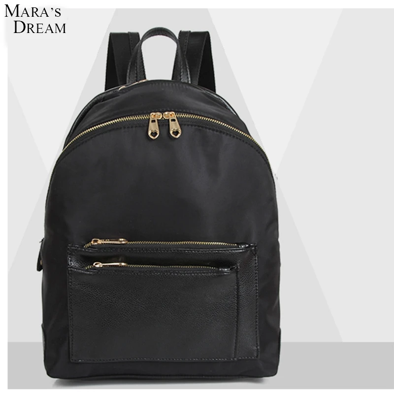 2017 Mara s Dream Japanese Fashion PU Leather Backpack Bag Female Campus Trend Portable Solid Soft