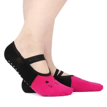 Хлопковые спортивные носки, хорошая гибкость, дышащие носки для йоги, для балле, танцев, фитнеса, спортивной одежды, аксессуары, размер, силиконовые Нескользящие