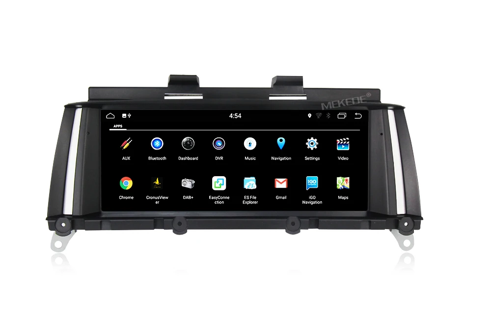MEKEDE Android 7,1 автомобильный радиоприемник с навигацией GPS плеер для BMW X3 F25 2010-2013 Оригинальная CIC/NBT система 2G ram 32G rom ips экран