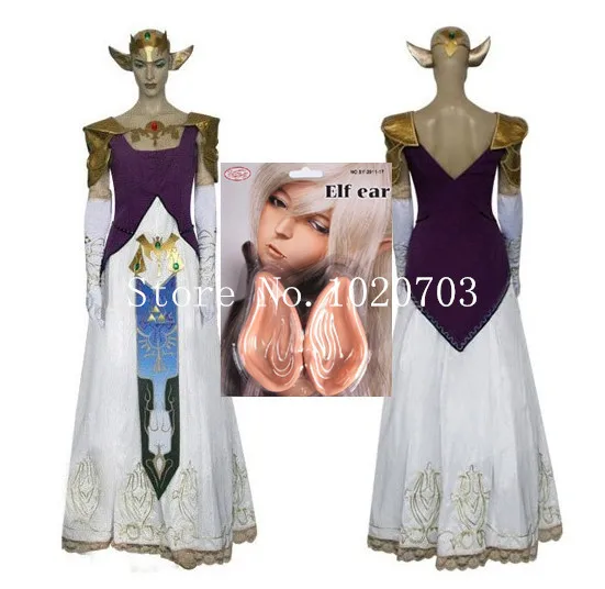 The Legend Of Zelda Princess Zelda Dress Cosplay Costume Anysize