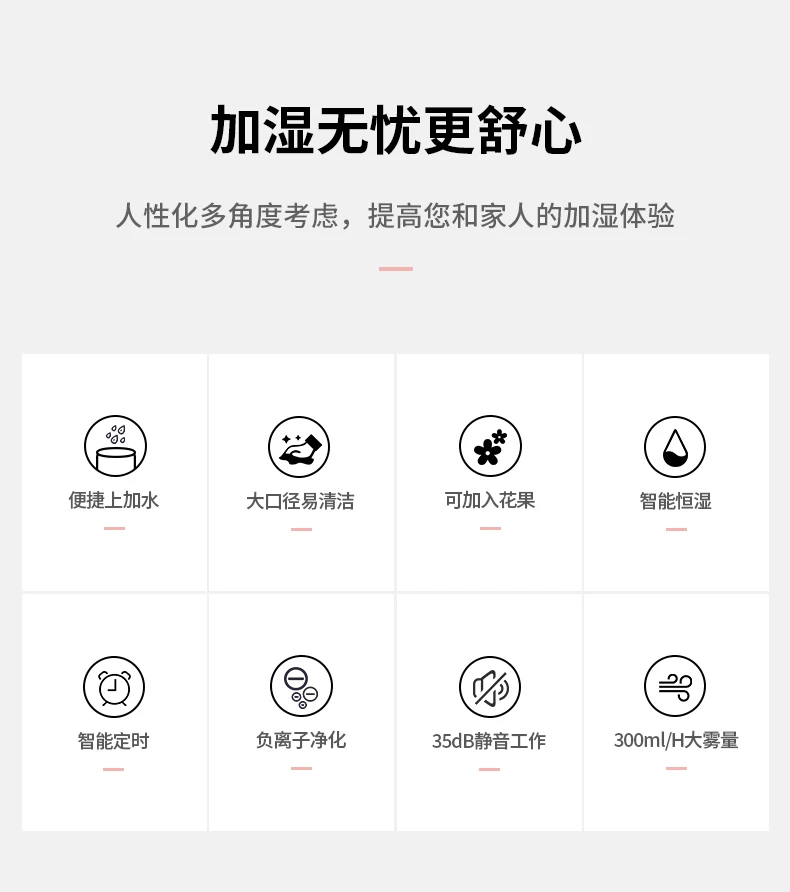 Увлажнитель очистки воздуха высокой емкости 3L Mute Touch дистанционное управление синхронизации спальня беременная женщина диффузор