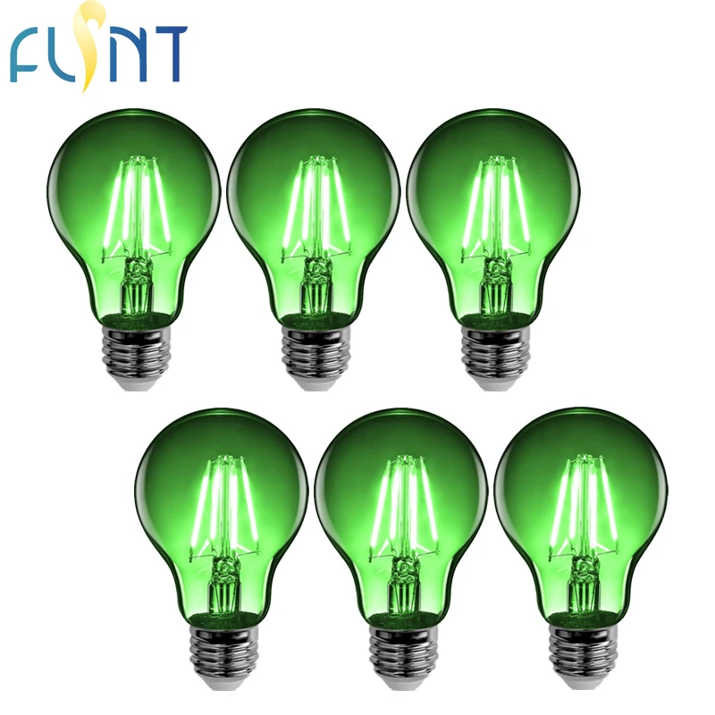 6pcs/pack energy saving 120V support dimmer Edison LED filament bulb