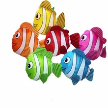 Mic Новые 10 цветов Тропические рыбы складные Эко многоразовые сумки для покупок 38 см x 58 см GB021