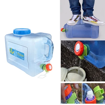 

Perfeclan 8L Outdoor Tools Travel Water Carrier Bucket Storage Canister for Camping Travell BBQ Hiking Kitchen