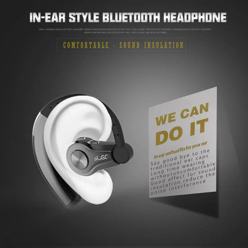 Bluetooth наушники Беспроводные Наушники V4.1 свободные руки стерео гарнитура крючок с