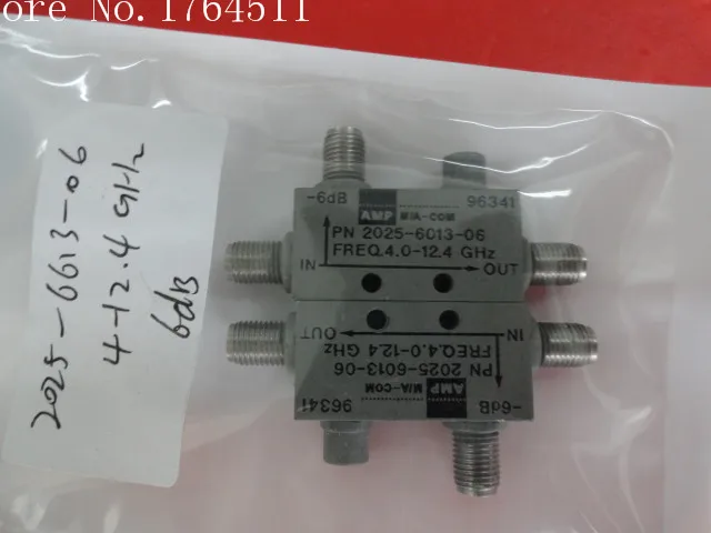 

[BELLA] M/A-COM 2025-6013-06 4.0-12.4GHz Coup:6dB SMA supply coupler