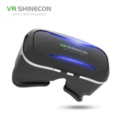 VR SHINECON 3D виртуальной реальности Гарнитура VR очки SC-G02 VR картон для 3,5-6 дюймов для Ios Andriod смартфон игры Плёнки