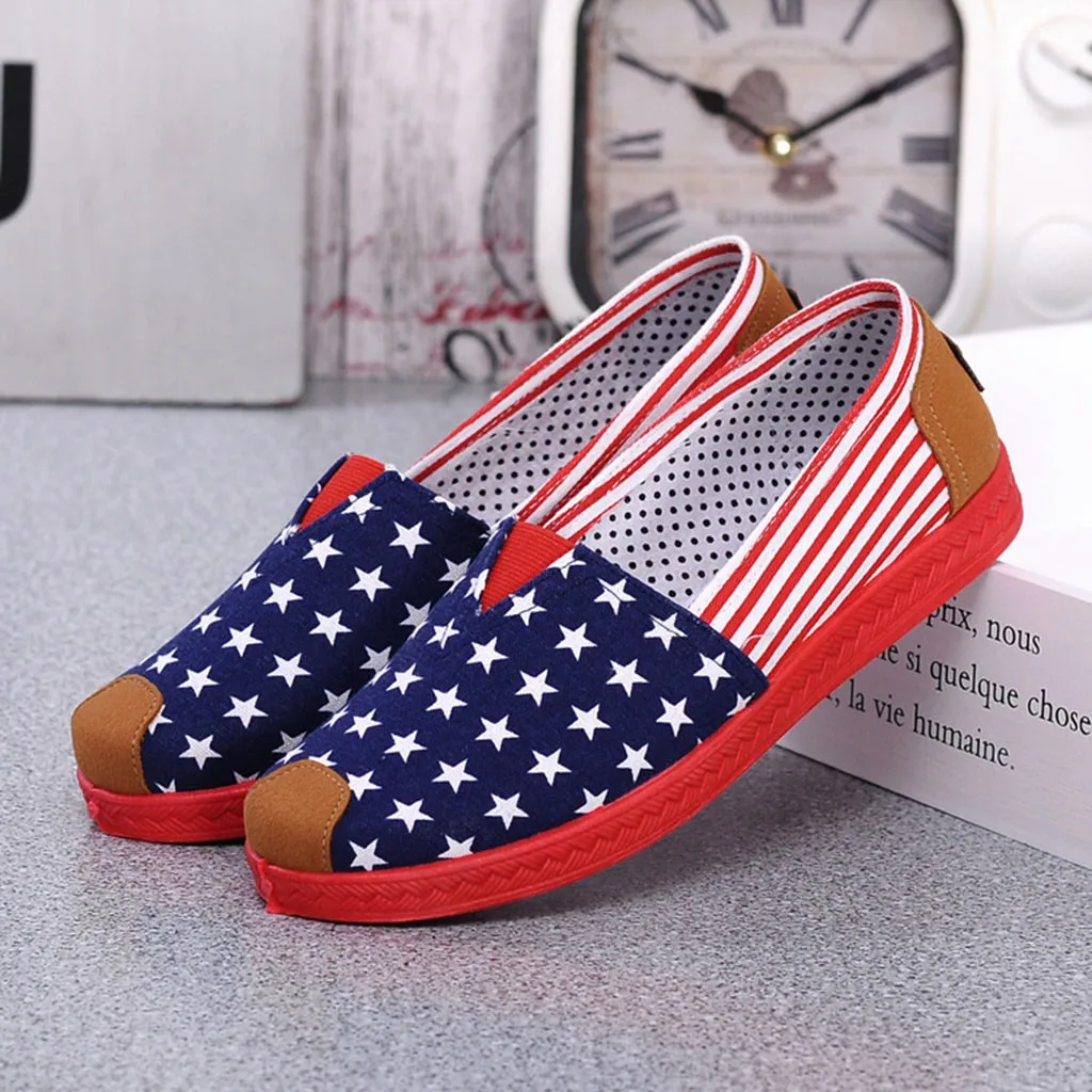 

Flats Women Shoes Woman's Fashion Loafers Canvas Round Toe Flat Shoes Ballet Flats Comfortable Ladies Work Shoe Zapatos Mujer