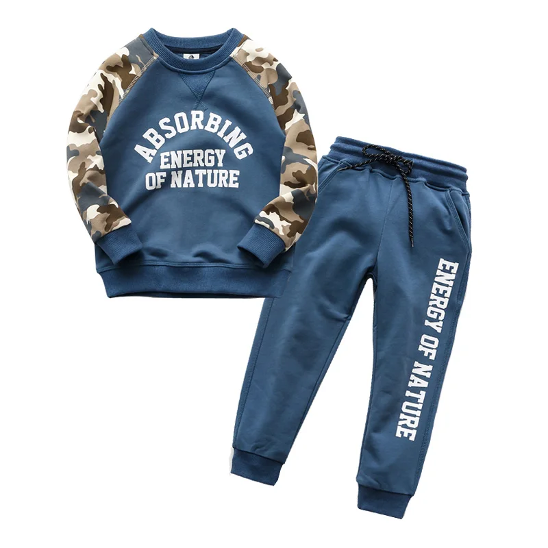 

Children Boys Clothing Sets Kids Baby Tracksuits Hooded Sport Suit Spring Autumn Clothes Set Children Casual Outwear for 3-10 Y