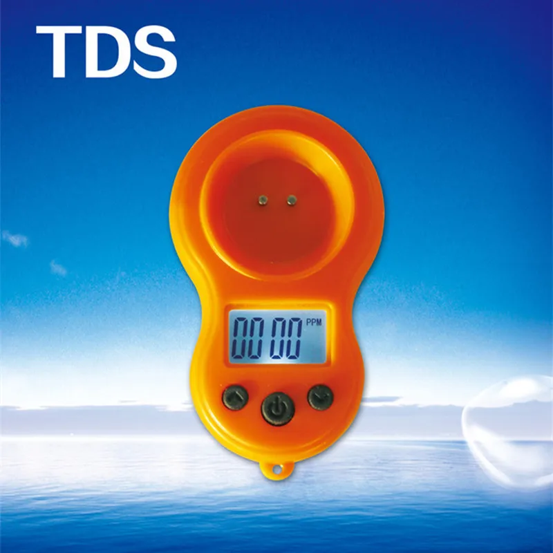 Tds meter detector Water quality tester testing pen Heavy metals Minerals Aquarium Water quality monitor display time 0-9999ppm 1