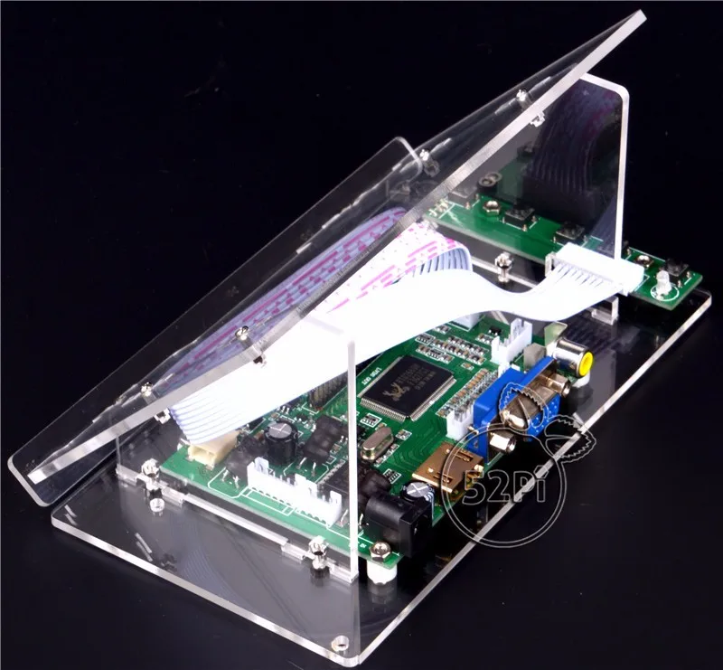 Прозрачный акриловый кронштейн для Raspberry Pi " ЖК-экран панель цифровой экран