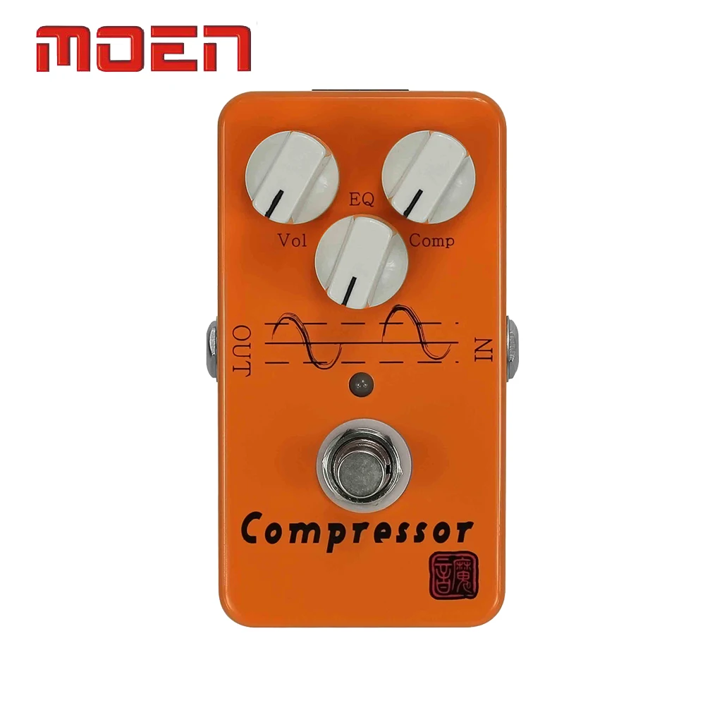 Moen AM CP Pedal Compressor Vol EQ Comp Knob Electric Guitar Effect