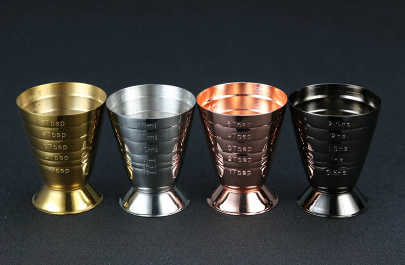 Stainless Steel Bar Cocktail Jigger Magic Jigger Bar Measures Multi Level Measuring Jigger