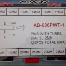 1 набор 1,2 мм Диаметр фрикционная трубка булавки застежки ремешки браслеты заклепки конец 10 мм-24 мм