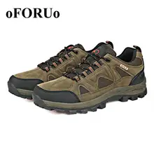 New Popular Women Men Hiking shoes genuine leather Outdoor Climbing sports shoes Waterproof slip resistant lover