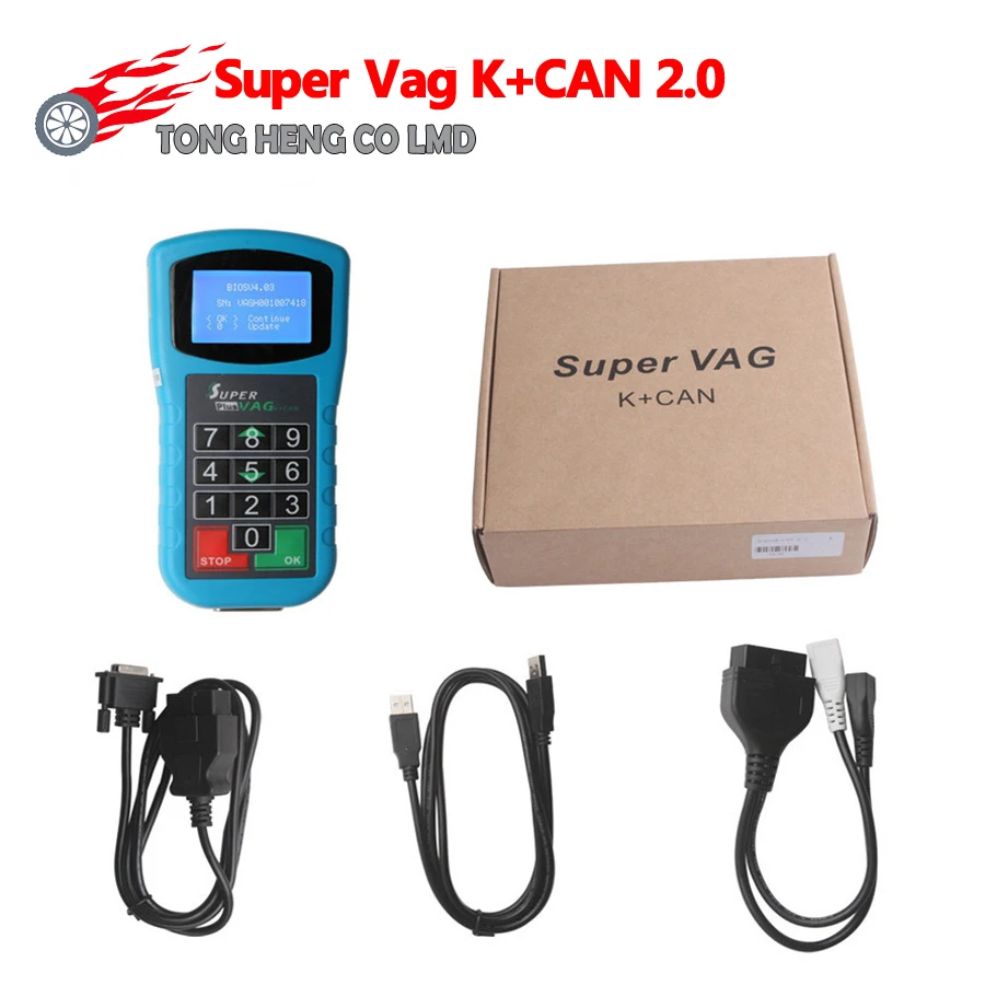 

Super VAG K+CAN 2.0 plus Diagnosis + Mileage Correction + Pin Code Reader Super VAG K CAN plus 2.0 Key Programmer Airbag Reset