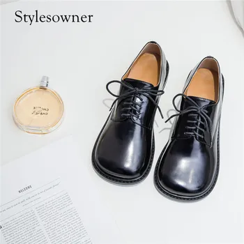 

Stylesowner Hot Style Popular Young Girl Lovely Square Toe Pumps Big Toe Low Heels Shallow Mature Casual Shoes Japanese Style