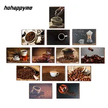 Кофе знак Ретро знаки олова плита сувенира Борден кафе украшения стены искусства доска Металл Винтаж домашний декор 20x30 см