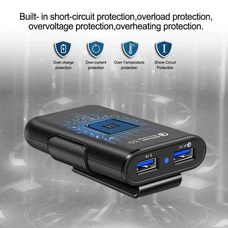جديد 4 ميناء USB QC 3.0 شاحن سيارة ل عودة الجبهة مقعد مع تمديد كابل لسامسونج S7/S7 حافة HTC واحد A9 LG G5 Xiaomi 5 جديد 4 ميناء USB QC 3.0 شاحن سيارة ل عودة الجبهة مقعد مع تمديد كابل لسامسونج S7/S7 حافة HTC واحد A9 LG G5 Xiaomi 5