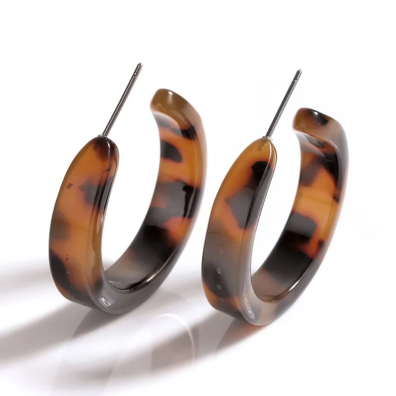 

Trendy Interlink Tortoiseshell Brincos Earrings For Women Drop Earring Earrings For Women Jewelry Accessories pendientes Gift