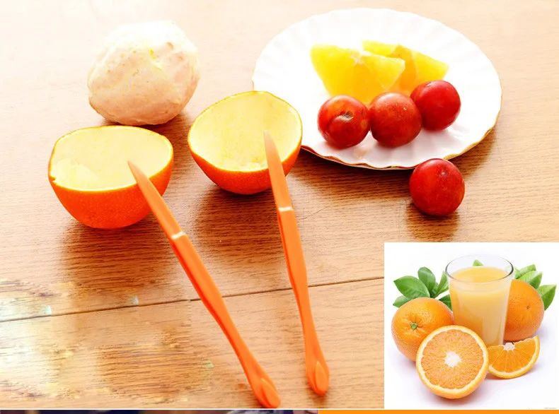 5 шт./vanzlife креативный длинный секционный Оранжевый Овощечистка апельсиновый сок компактный и практичный помощник
