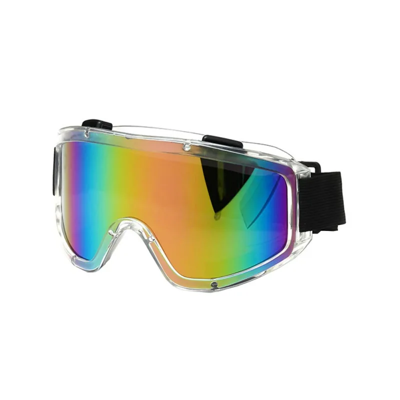 Ветрозащитная Лыжный Спорт очки UV400 пыле снег может встроенный миопическая линза Spone Лыжный Спорт очки 10 Цвета - Цвет: TC