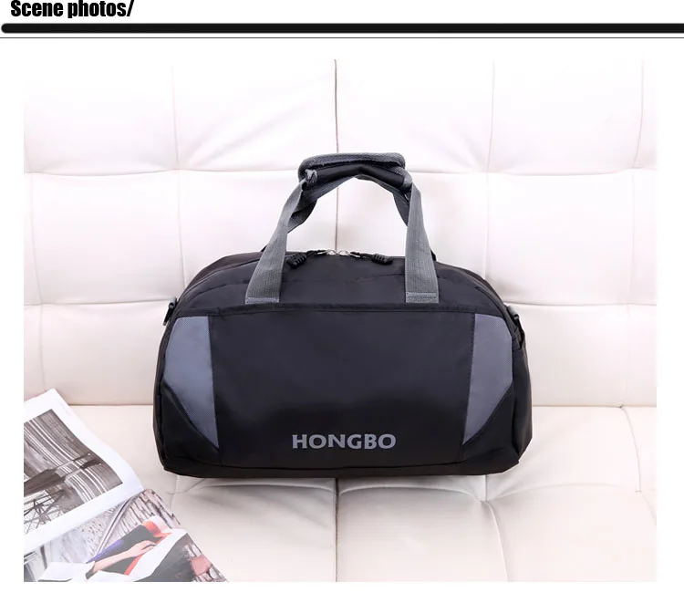 Waterproof Sports Gym Bag For Women Fitness Yoga Short Travel Luggage Bags Multifunction Handbag Outdoor Sporting Tote For Male