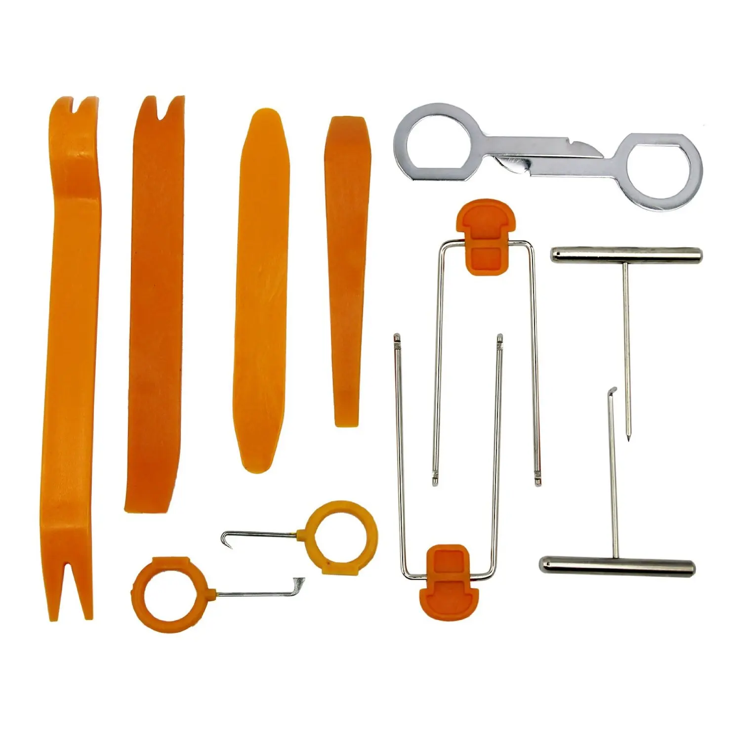 

12pcs/set Portable Vehicle Dash trim tool Car Door Panel Audio Dashboard Dismantle tools Install Kit plastic Hand tool Refit Set