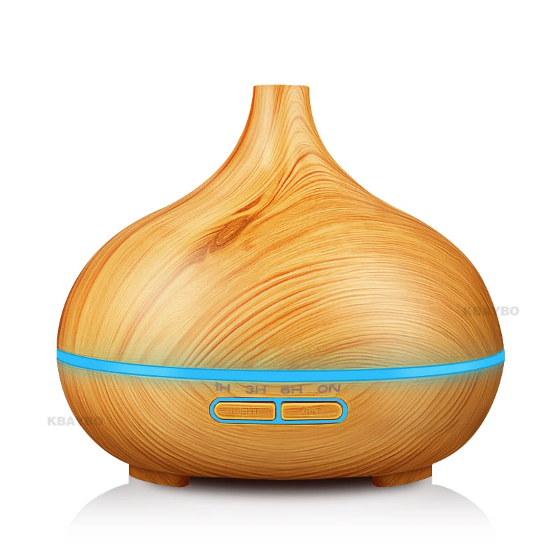 Air Humidifier Essential Oil Diffuser Aroma Lamp Aromatherapy Electric Aroma Diffuser Mist Maker For Home Wood