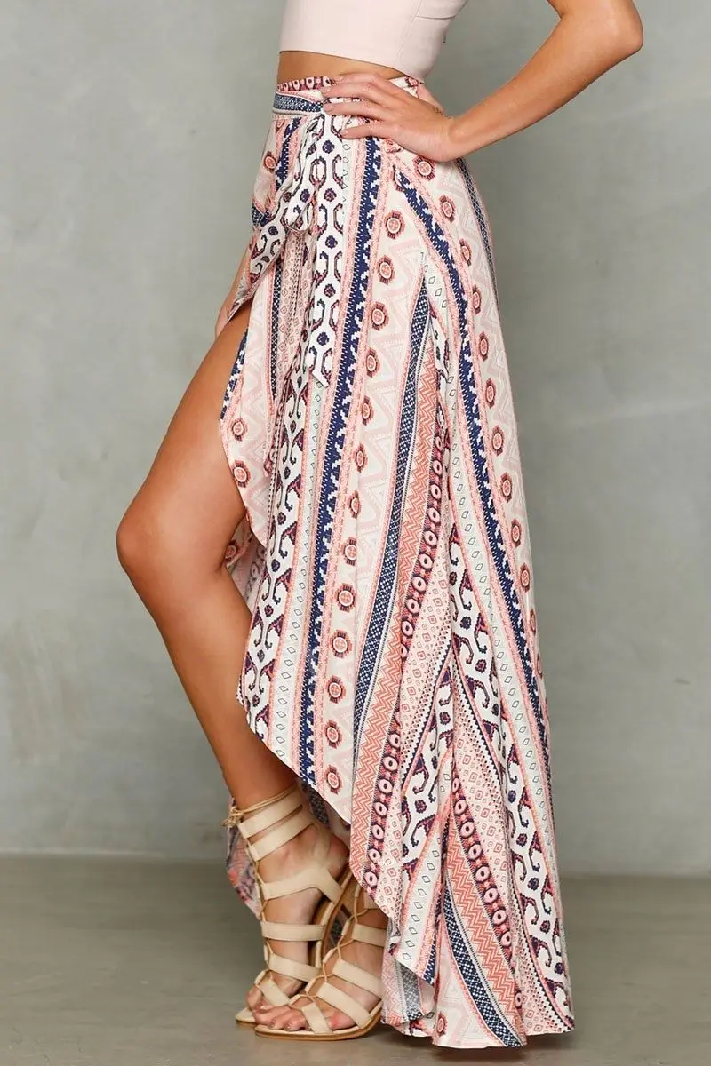 summer long floaty skirt