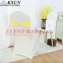 Красивая лайкра лента Подвязка из спандекса для стула галстук бабочка Пряжка для стула крышка украшения для мероприятий, вечеринок, свадьбы